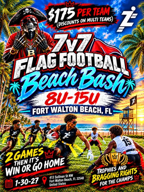 Beach Bash 7on7 poster