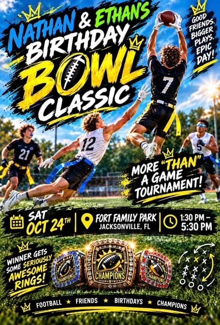 Birthday Bowl Classic poster